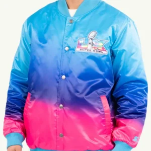 NFL Super Bowl LX Multicolor Satin Varsity Jacket 2026