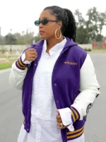 Jen Jean-Pierre Baltimore Ravens Varsity Hooded Jacket