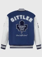 Darryl Sittler Toronto Maple Leafs Blue Varsity Jacket - Image 4