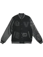 NHL Vancouver Canucks Wild Collective Black Varsity Jacket
