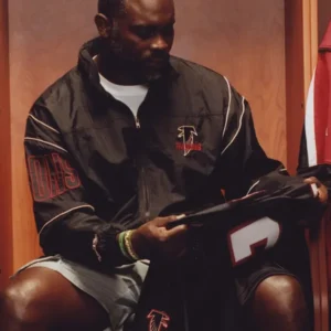 NFL Atlanta Falcons Michael Vick Unisex Black Jacket