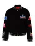 Super Bowl LX 2026 Wool & Leather Varsity Jacket