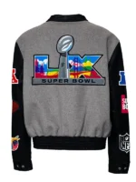 Super Bowl LX 2026 Wool & Leather Varsity Jacket - Image 3