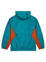 NFL Aqua Miami Dolphins Playmaker Windbreaker Jacket