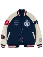 National Football League Blue Wool Varsity Jacket