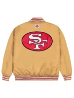 San Francisco 49ers x Golf Wang Satin Varsity Jacket