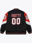 Philadelphia Flyers Gritty Black Satin Bomber Jacket