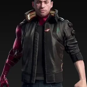 Cyberpunk 2077 Night City Dreamer Black Bomber Jacket