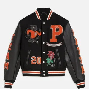 Patta 20th Anniversary Leather Varsity Jacket