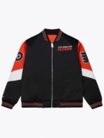 Philadelphia Flyers Throwback Black Satin Jacket