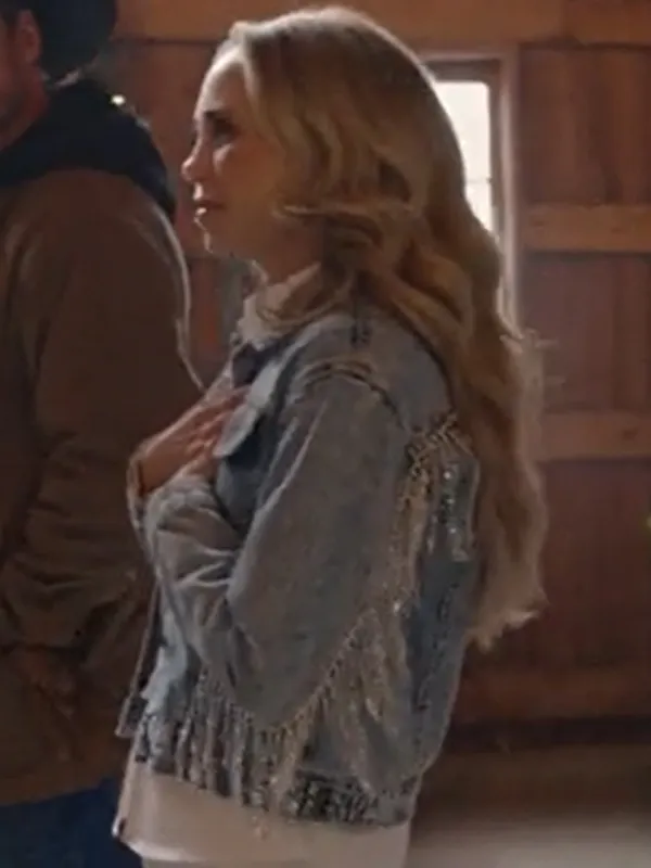 Victoria Blue Denim Fringe Jacket Royal Montana 2025