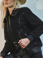 Las Vegas Rodeo Let’s Get Lucky Black Bomber Jacket