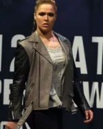 Ronda Rousey WWE Wrestler Leather Jacket