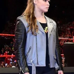 Ronda Rousey WWE Wrestler Leather Jacket