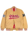 San Francisco 49ers x Golf Wang Satin Varsity Jacket