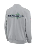 Seattle Seahawks 2026 Grey Rivalries Bomber Jacket