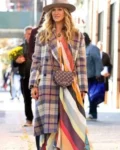 Carrie Bradshaw And Just Like That Plaid Coat – Iconic TV Style