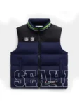 Seattle Seahawks 2026 NFL Blue Puffer Vest