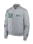 Seattle Seahawks 2026 Grey Rivalries Varsity Jacket