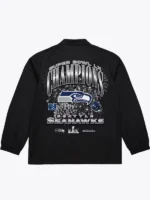 Seahawks Super Bowl LX Black Coaches Jacket