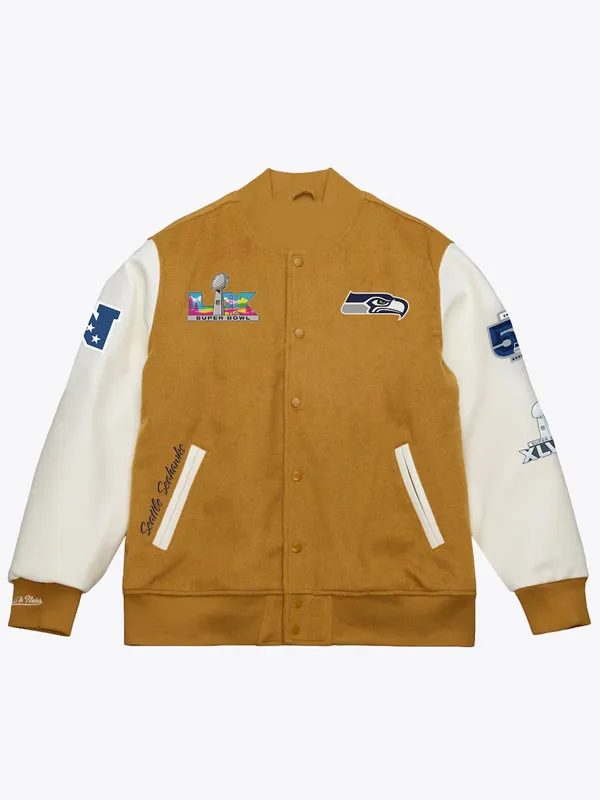 Seattle Seahawks Super Bowl LX Dusted Jacket Seattle Seahawks Super Bowl LX Dusted Jacket