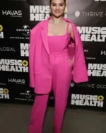 Selena Gomez Pink Blazer