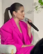 Selena Gomez Pink Blazer