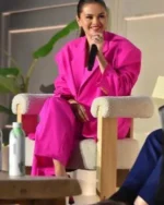 Selena Gomez Pink Blazer