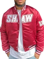 Shaw Bears Satin Bomber Jacket