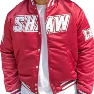 Shaw Bears Satin Bomber Jacket