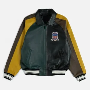 Patta x Avirex Icon Colorblock Leather Jacket