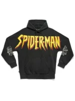 Spider-Man 90s Graphic Unisex Black Hoodie