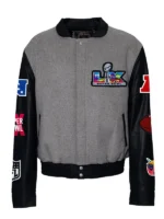 Super Bowl LX 2026 Wool & Leather Varsity Jacket - Image 8