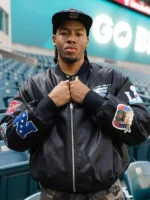 Super Bowl LIX Philadelphia Eagles Bubba Collins Leather Jacket