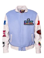 Super Bowl LX 2026 Wool & Leather Varsity Jacket