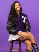 TCU Horned Frogs Taliyah Parker Wool Varsity Jacket