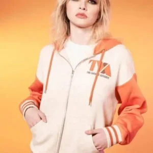 Tara Strong Loki Orange and White Hoodie
