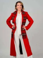 Vanessa Lengies Take Me Back For Christmas Trench Coat