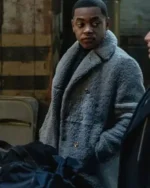 Tariq St. Patrick Power Book II Ghost Shearling Coat