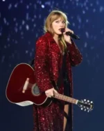 Taylor Swift Eras Tour Red Sequin Coat