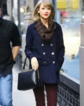 Taylor Swift NYC Street Style Wool Coat