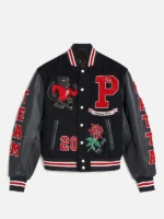 Patta 20th Anniversary Leather Varsity Jacket - Image 3
