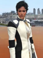 Teyana Taylor One Battle After Another Leather Coat