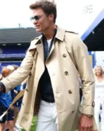 Tom Brady Cotton Trench Coat