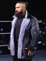 WWE NXT Tony D’Angelo Black Shearling Jacket 2026