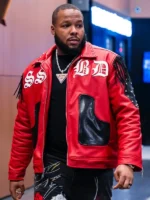 Vladimir Guerrero Jr Red Cactus Leather Jacket