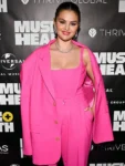 Selena Gomez Pink Blazer