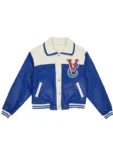 Vancouver Canucks In-House VC Blue White Leather Jacket