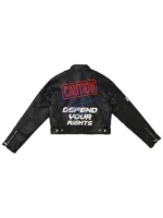 WWE Charlotte Flair Cropped Racing Jacket - Image 3