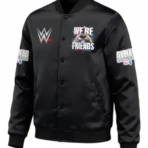 WWE Alexa Bliss & Charlotte Flair Black Satin Jacket